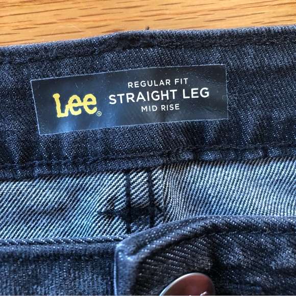 ◾️NWT Lee Iconic Straight Leg Black Jeans ◾️ - Picture 3 of 11